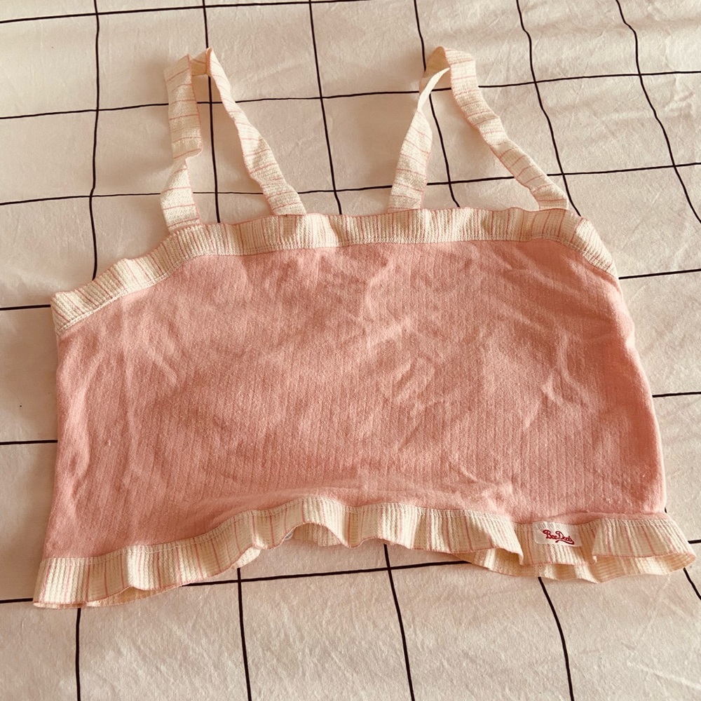 Pink Crop Top Vintage